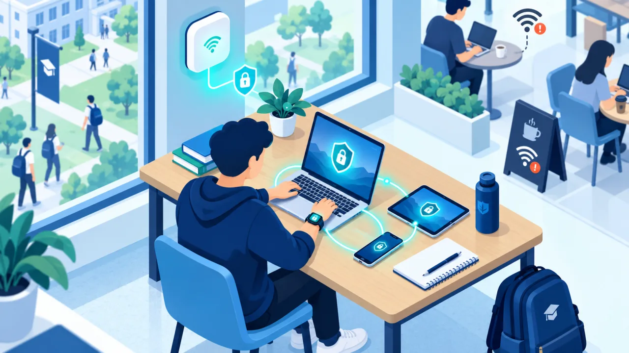 Halka Açık Wi-Fi ve Kampüs Ağında Güvenli Bağlanma